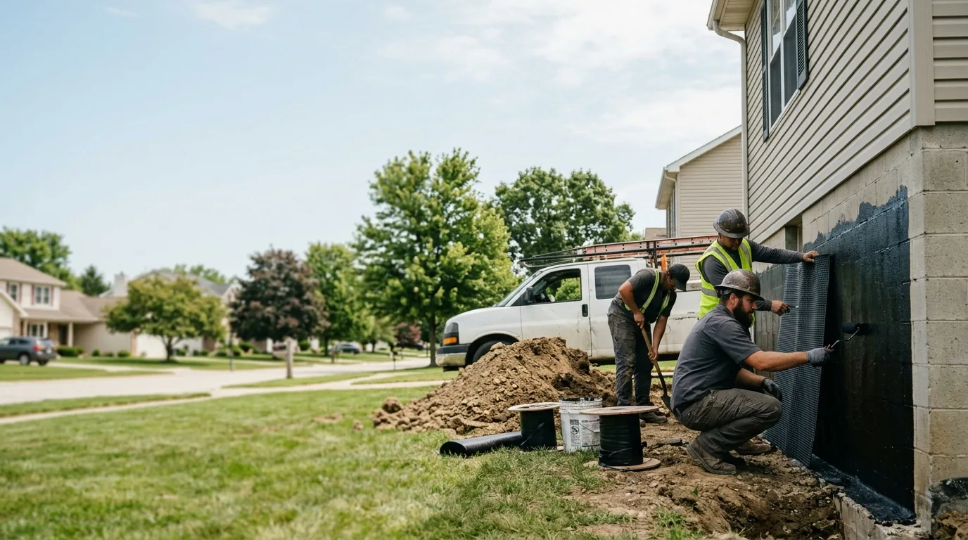 Basement Waterproofing in Oakwood, IL near me